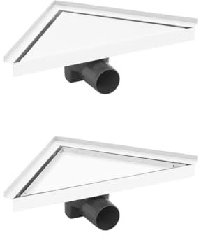 Furniture Select - Duschablauf mit 2in1 Abdeckung 25x25 cm Edelstahl