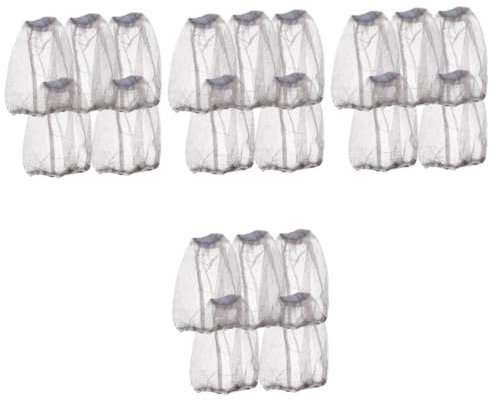 SUPVOX 4 Ensembles Moustiquaire Mosquito Net Moutiqueres Moistiquaire Filet Moustique Vole Randonnée Pédestre Accessoire De Randonnée Costume Engrener Grey 5 Pièces * 4