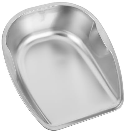 VALICLUD Metallschaufel Aus Edelstahl Mit Doppelgriff Für Garten Und Haushalt Robustes Design Für Schwere Beanspruchung Leicht Zu Reinigen Vielseitiges Reinigungswerkzeug