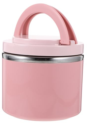 Zerodeko Taza Térmica para Sopa Recipiente Hermético para Alimentos Acero Inoxidable Aislante Oficina y Exteriores Contenedor de Almuerzo 350Ml