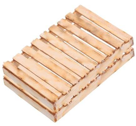 LALAFINA 2 Juegos De Bandejas De Madera para Escenografía A Escala 135 Materiales De Construcción En Miniatura para Dioramas Ideales para La Enseñanza Y Colecciones Personales