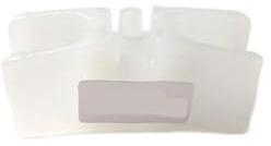 Guida for ascensore Pattino for porta scorrevole Basamento Parti in nylon bianco 40 * 18 * 11 L 40mm H 18mm W 11mm