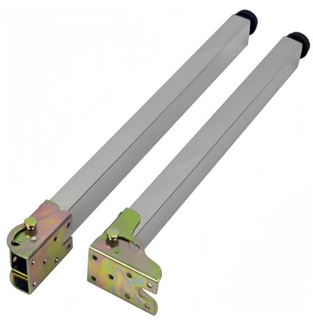 Gambe regolabili in metallo per mobili in acciaio inox, design pieghevole, altezza 12 59 cm, perfette per postazioni di lavoro e tavoli da bar, meccanismo push pull (102 cm)
