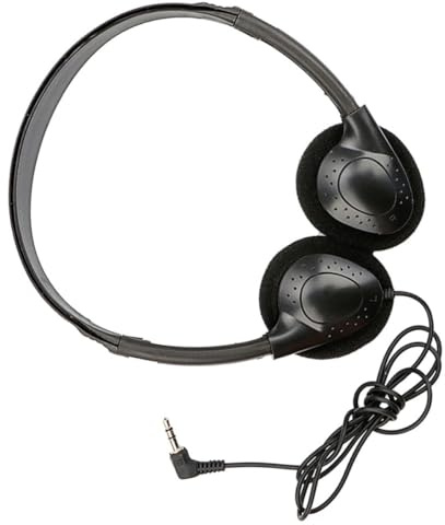 Alipis Cuffie da Gioco Nere con Jack 35 MM Auricolari Leggeri in Plastica per PC e Uso Domestico Suono Stereo ad Alte Prestazioni e Stabilità Elevata