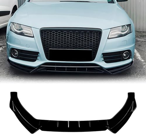 Frontstoßstange Spoilerlippe für Audi A4 S4 B8 Sline 2009-2012 Schwarz