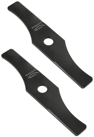 Eminchu Lama per Decespugliatore a 2 Denti, Lame di Ricambio per Decespugliatore in Acciaio al Manganese, Lame da Taglio Lisce e Lucide per per Tosaerba