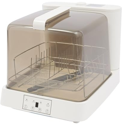 Bordsdiskmaskin minidiskmaskin, 800 W diskmaskin med 8 l tank, 360° roterande spray, med 3 rengöringslägen, diskmaskin för lägenheter sovsal