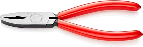KNIPEX Glaskröselzange schwarz atramentiert, mit Kunststoff überzogen 160 mm 91 51 160