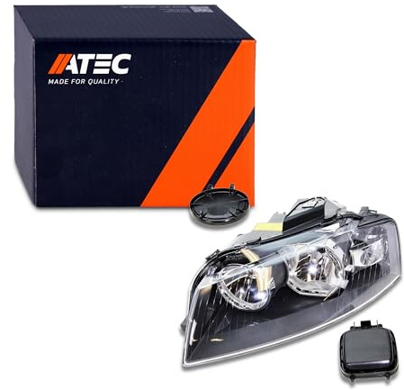 ATEC Germany 1x Hauptscheinwerfer vorne links H7 Frontscheinwerfer mit | Kompatibel mit: AUDI A3, A3 Sportback