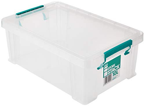 StoreStack 10 Litre Storage Box W400xD255xH150mm Clear RB90123