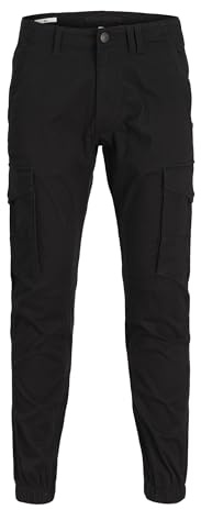 JACK & JONES Jjipaul Jjflake Akm 542 Black Noos, Pantalon Homme, Noir (Black Black), W31/L34 (Taille fabricant: 31)