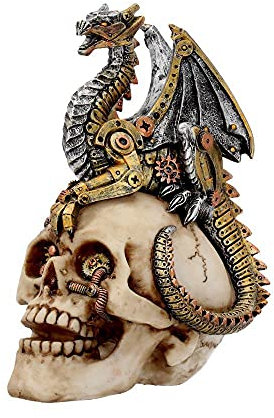 Nemesis Now Figurine avec Prise du Dragon Blanc 22,5 cm Résine Taille Unique