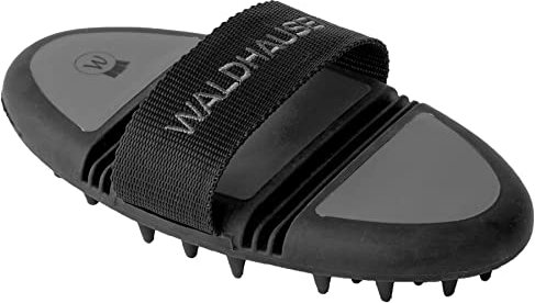 WALDHAUSEN Flex Massage-Striegel, schwarz/grau