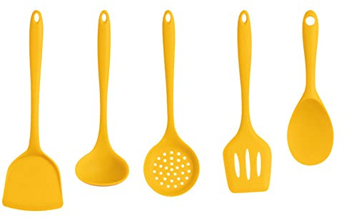 Kitchen Utensil Set Yellow Kitchen Utensils Spatula with Holes