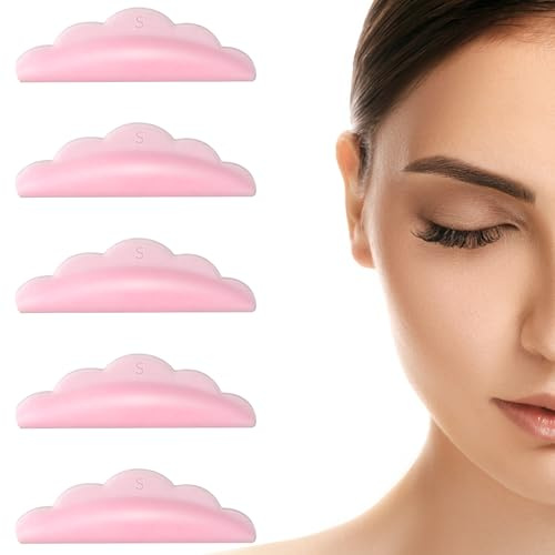 50 Stück Wimpern Dauerwelle Lockenwickler Silikon Dauerwelle Pad Wiederverwendbare Wimpernbürste für Wimpernlifting Lift Stangen Makeup Schönheit Werkzeug