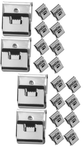 SOLUSTRE 110 Stk Volt-erdungsklemme Kabelclips Anhänger-verkabelungsclips Solarkabel-clip Solarpanel-drahtklemme Kabelbaumklemmen Drahtklammern Kabelklemme 304 Edelstahlmaterial