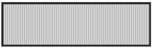 Trennwände aus schwarzem Eisen für gewerbliche Essbereiche, durchscheinende Sichtschutzwände für Zuhause, Büro, Restaurant und Hotel, halbsichtbarer Arbeitsplatten-Trennwand (30 x 140 cm)