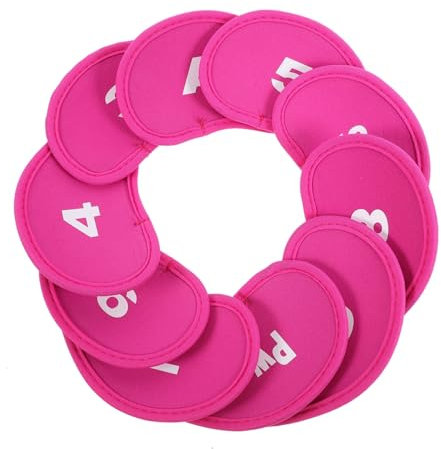 SKISUNO 10pcs Portable Golf Club Head Covers Club Covers Protection Golfs Supplies for Golfing Head