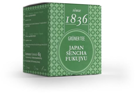 Since 1836 - Té verde Sencha Fukuyu – Té de Japón – 15 bolsas de pirámides