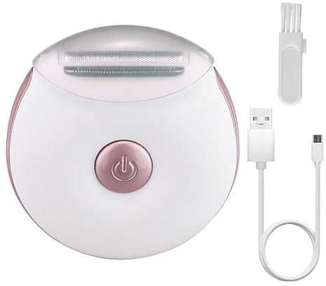Rasoio Elettrico per Donne | Depilatore Elettrico Ricaricabile per Corpo Femminile,Impermeabile per Uso a Secco o Bagnato con Testina Rimovibile per Depilazione Quotidiana e Pelli Sensibili Comodo su