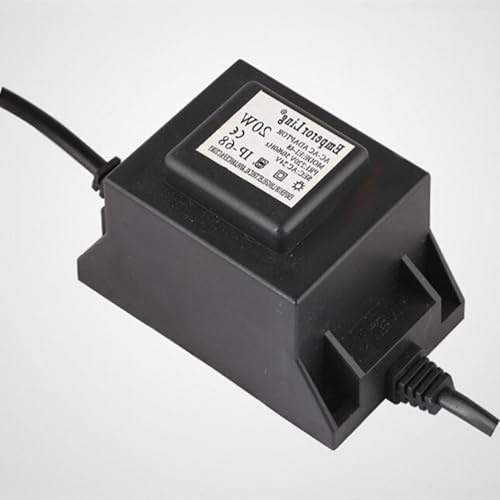 QICBYING Transformador Convertidor De Voltaje De 220V A CA 12V/24V, Transformador Impermeable Para Luces LED Subacuáticas, Para Luces De Piscina, Luces Exteriores, Focos(1000w,12v)