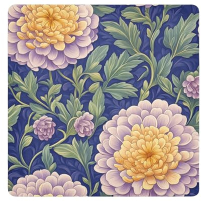 tplaotee Vintage Dahlia Fleur Colorée Magique Maquillage Sac Voyage Tissu Organisateur de Bijoux Wrap Camera Lens Wrap Maquillage pour Femmes Taille 55,1 x 55,1 cm