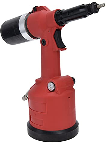 Haofy Herramienta Remachadora Neumática, Remachadora de Tuercas de Aleación de Zinc con Antideslizante, 2000 RPM para Remachado de Metal M3-M12, Ideal para Fabricación y Uso Industrial