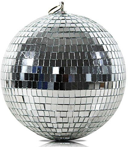 EUROLITE Spegelkula silver (20 cm) | Klassisk spegelkula