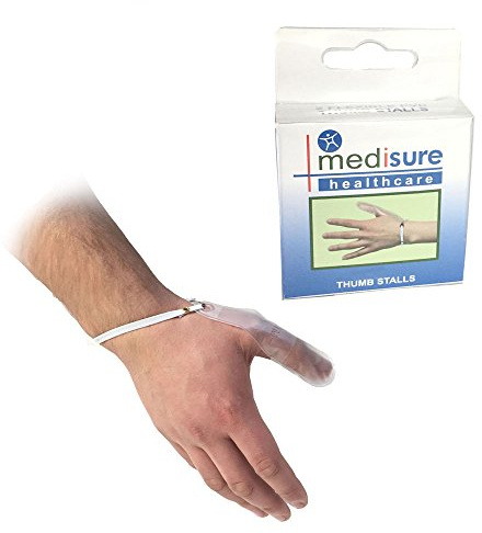 MediSure Flexible PVC Thumb Stalls (Pair) - Medium