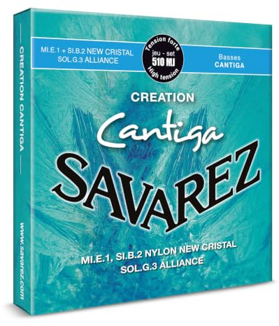 Savarez Creation Cantiga 510MJ Jeu de Cordes pour Guitare classique