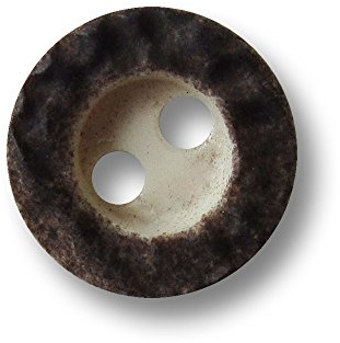 10er Set zünftige braun naturfarbene Zweiloch Kunststoff Knöpfe in Hirschhorn Optik für Trachten & Landhausmode/naturfarben, dunkelbraun/Kunststoffknöpfe/Ø ca. 12mm