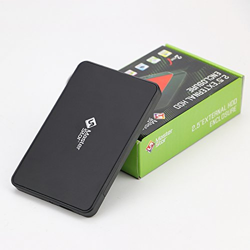 MasterStor 80GB Portable Hard Drive USB 3.0 superschnelle Hard Drive für Mac, Mac Book und Windows Externe Festplatte Laptop schwarz (80GB)