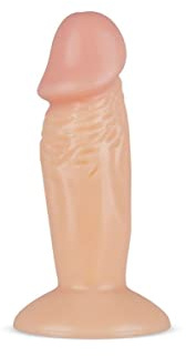 Real Fantasy Consolador Realista de Silicona 11.5 cm Pene con Potentes Ventosas Juguetes para Mujer y Hombre - 100 gr