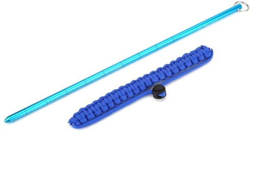 Alomejor Tauchpointer Kitzelstab aus Aluminiumlegierung Ger?uschmacher mit Handgelenkschlaufe K?nigsblau f¨¹r Erwachsene Spielzeug f¨¹r Spa? und Entspannung