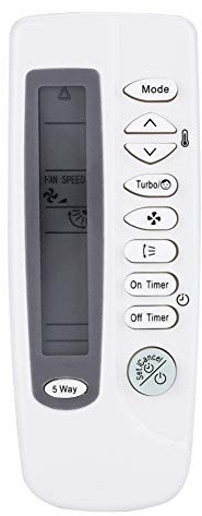 Garsent Mando a distancia universal de repuesto para aire acondicionado ARC-410 ARH-401 ARH-403