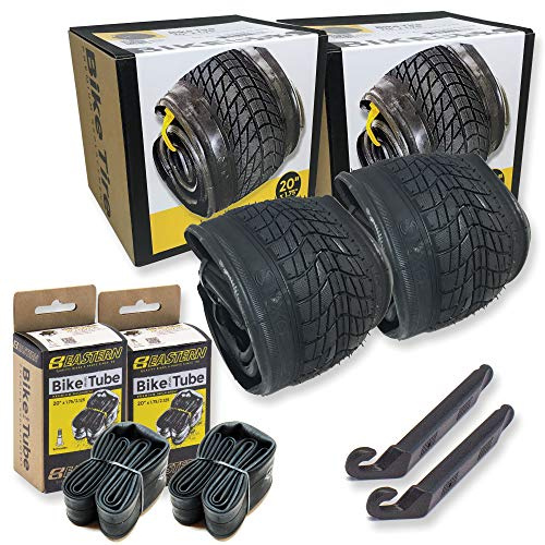 20 Inch Bike Tire Packages for Kids and BMX Tires. Fits 20x1.75 Bike Tube, Tire, Rims, Front or Rear Wheels. Includes Tire Tools. with or Without Tubes. 1 Pack or 2 Pack. (1 Tire - No Tube)