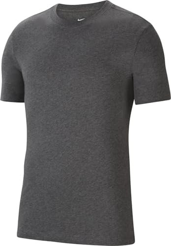 Nike Herren M Nk Park20 Tee T-Shirt, Charcoal Heathr/White, M EU