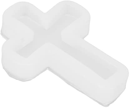 10 Pezzi Ciondolo Stampo in Silicone Stampo per Colata in Resina, Stampo in Resina a Forma di Croce Fai-da-te Effetto Specchio Elastico Ecologico Stampo per Candela Facile da