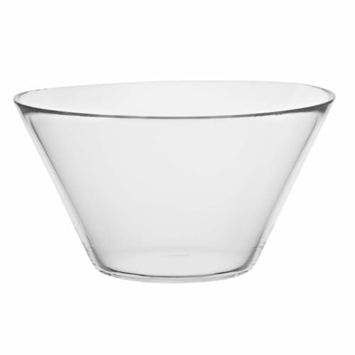KONZEPT Saladier en verre 16 cm, 830 ml, lot de 2, bol de cuisine pour salades, fruits et desserts