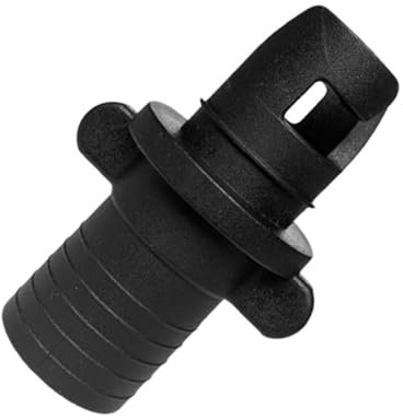 BESPORTBLE 3pcs Air Valve Paddleboards Plug Electric Floating Inflatable Valve Adaptor Hose Paddling Adapter Canoe Inflatable Kayak Pump Tube Inflatable Boat Pool Aquarium Kit Plastic Black