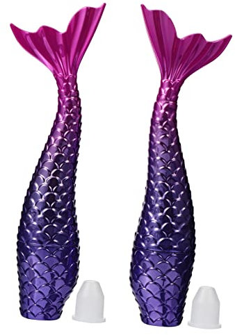 LIFKOME 2stücke Nachfüllbare Mermaid Eyeliner Tuben Farbige Leckfreie Behälter Für Flüssigen Eyeliner Und Wimpern Für Kosmetikstudios Und Persönlichen Gebrauch