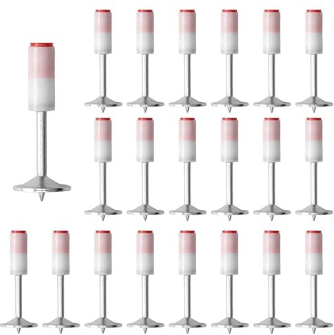 200 Stück Nagelpistole Nägel für Nagelpistole, 7.3 Mini Nagelpistole Stahlnägel, Manuelle Stahlnägel Round Nails, Geringeres Rauschen, Mehrzweck Bolzenschussgerät Nägel für Betondecken-Kabelkanäle