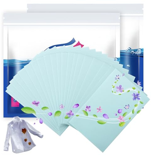 Lot de 100 feuilles de lessive pour machine à laver, bandes de lavage Eco pour tous les lavages, parfait comme lessive de voyage