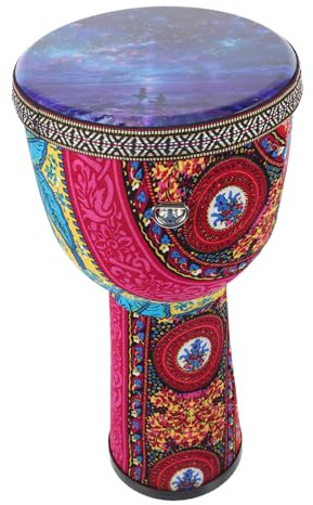 Leichte 8-zoll Djembe Trommel aus Pvc für Erwachsene und Kinder | Anfänger Geeignet, Feine Verarbeitung, Musikalisches Instrument, Sichere Ausführung, Handlich und Tragbar