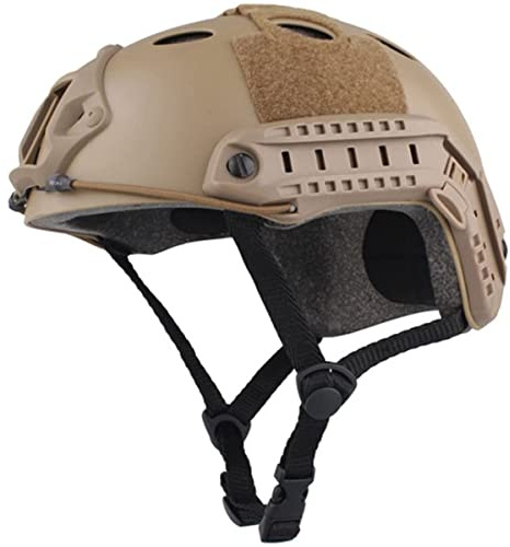 Airsoft Tactical Military Paintball Helmet - Bump Army Helmet for Kids Men & Women - Swat Sniper Combat Pilot Climbing Forestry Caving PJ Type Fast Helmet