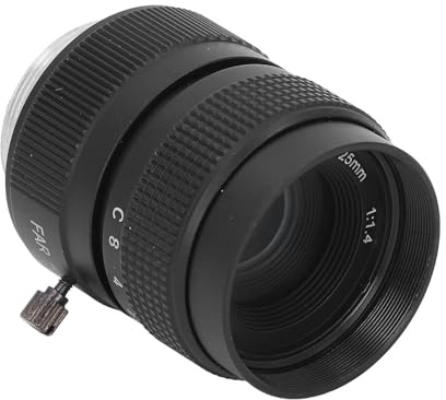 Acouto Obiettivo con Apertura Industriale / 2 Pollici F1.4 25 Mm con Attacco C Apertura Manuale Obiettivo Industriale Manuale con Componenti per Obiettivi C Prestazioni Industriali Standard Che Ne