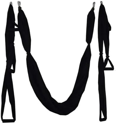 NDSJAIE Columpio Yoga Aereo Columpio de Hamaca Yoga aérea + Kit Bandeja for Colgar en el Techo - Equipo for Gimnasio casa(13)