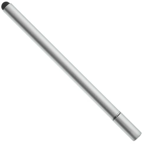 CALLARON Double Head Capacitive Stylus Pen with Suction Cup, Aluminium Material, Comfortable Grip, Compatible with Phone and Tablet Touch Screens for Precise Writing and Drawing