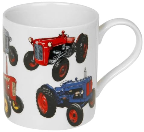Lesser & Pavey Classic Traktor Tasse aus feinem Porzellan, mehrfarbig, 12 x 8 x 9 cm