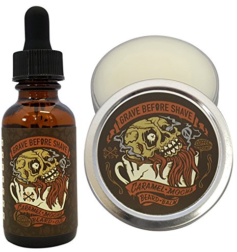 Grave Before Shave Caramel Mocha Beard Pack (Caramel Mocha Coffee Scented)